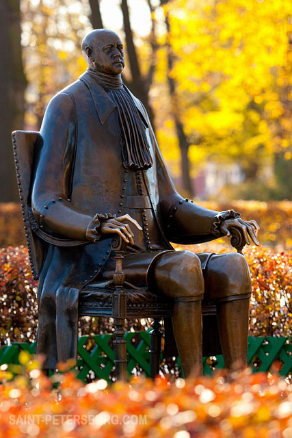 Mikhail Shemiakin's Statue of Sitting Peter the Great in Peter and Paul