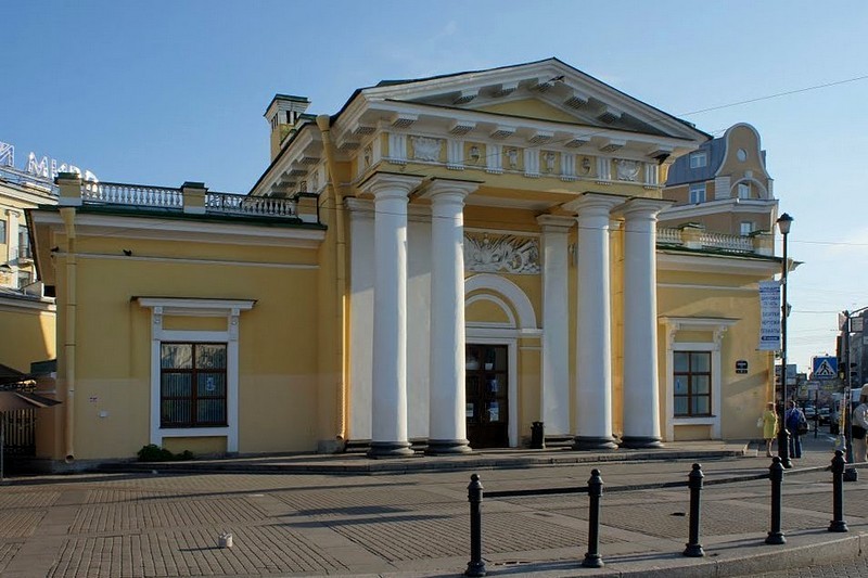 Guardhouse on Sennaya Ploshchad in St Petersburg, Russia