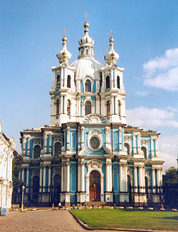 Smolny Cathedral, St. Petersburg, Russia