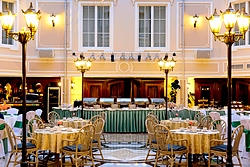 Versailles Atrium Cafe at the Grand Hotel Emerald in St. Petersburg