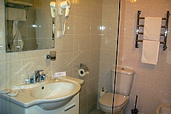 Bathroom of the Apartment at the Moscow Hotel in St. Petersburg