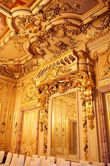 Details of Interior of the Polovtsov Mansion in St Petersburg, Russia