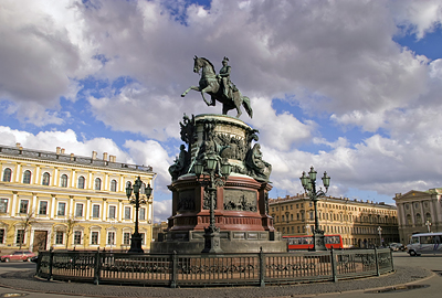 Monument to Nicholas I (on Isaakievskaya Square), St. Petersburg, Russia