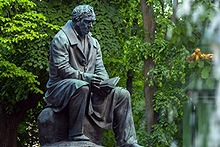 Monument to Ivan Krylov in the Summer Garden, St. Petersburg, Russia