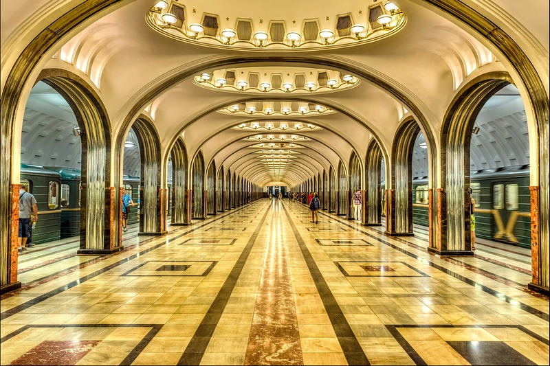 Metro in Moscow, Russia