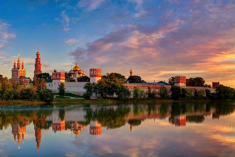 Novodevichy Convent in Moscow, Russia