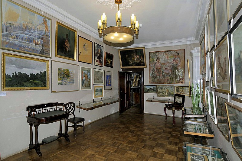 Collections of the Isaac Brodsky Apartment Museum in St Petersburg, Russia