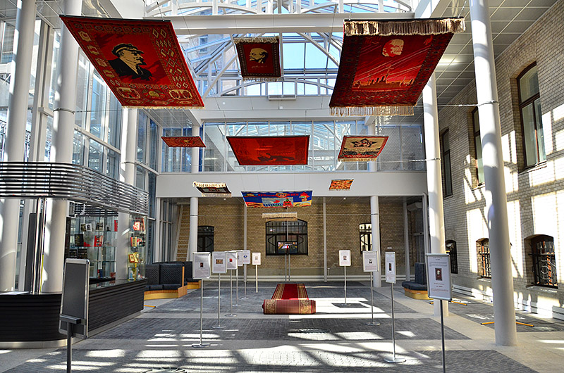 Atrium of the Museum of Political History in St Petersburg, Russia