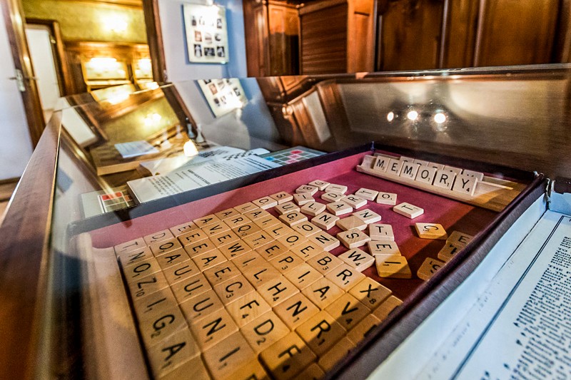 An edition of Scrabble belonging to Nabokov in Saint-Petersburg, Russia