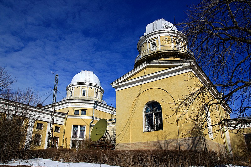Buildings of Pulkovo Astronomical Observatory outside St. Petersburg, Russia