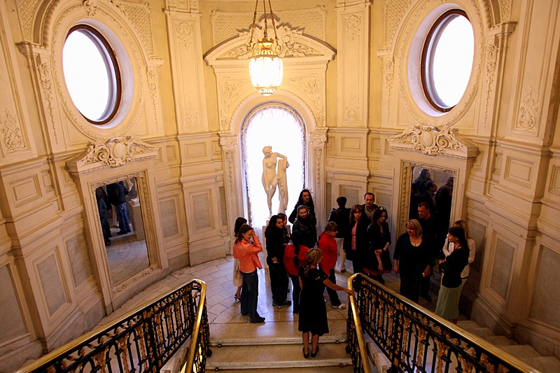 Inside the Rumyantsev Estate Museum in St Petersburg, Russia