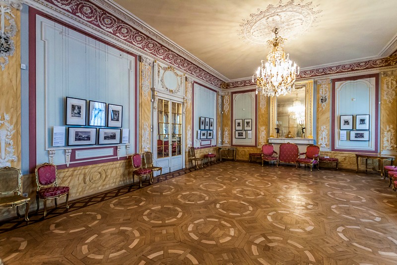 State rooms in the Rumyantsev Mansion in St Petersburg, Russia