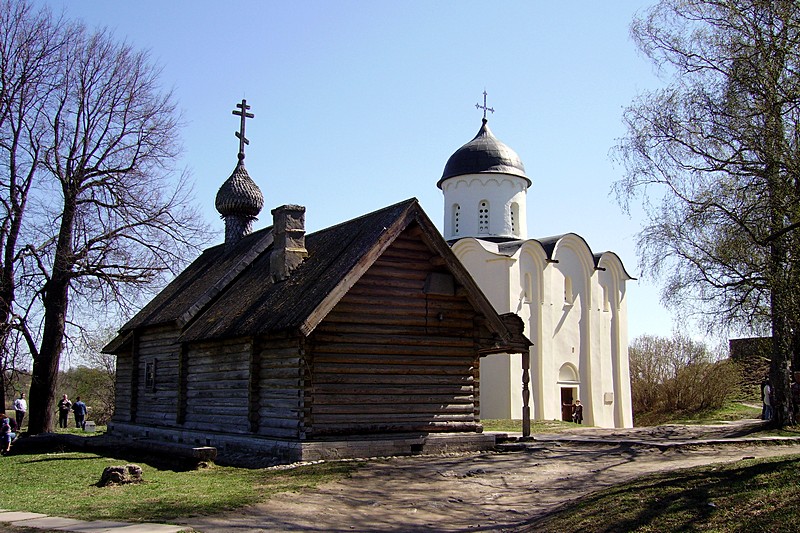 Old Russian churches of the Staraya Ladoga Historical, Architectural and Archeological Museum-Reserve in St Petersburg, Russia