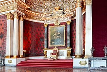 State Rooms in Winter Palace in St. Petersburg, Russia