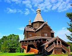 Vitoslavlitsy Museum of Wooden Architecture, Novgorod, Russia