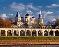 Yaroslav's Court, Novgorod, Russia