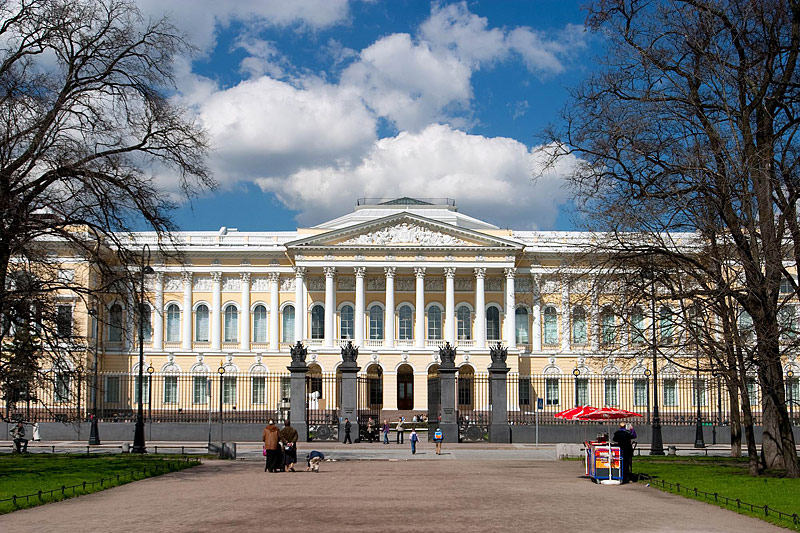 Mikhailovsky Palace, main building of the State Russian Museum in St Petersburg, Russia