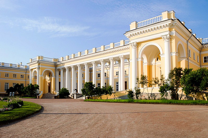 Alexander Palace in Tsarskoye Selo (Pushkin), south of St Petersburg, Russia