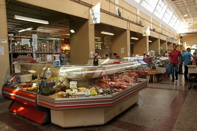 Sytny Market in St. Petersburg, Russia