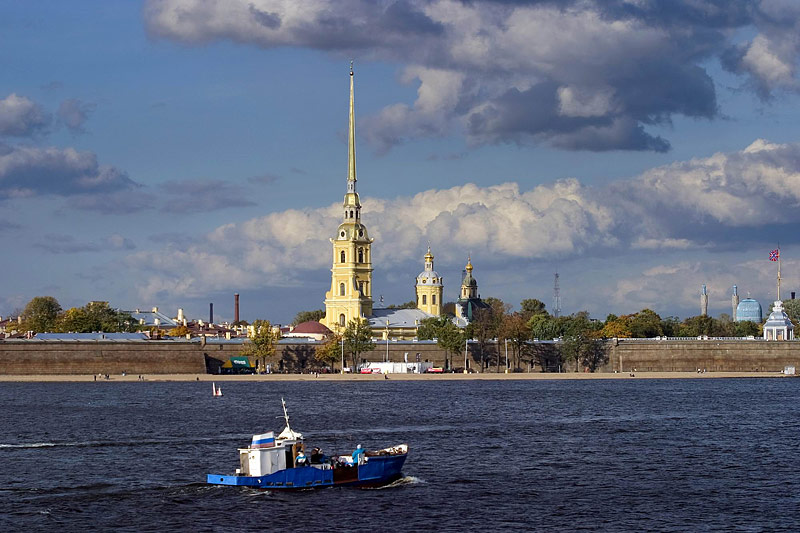 Peter and Paul Fortress in St Petersburg, Russia