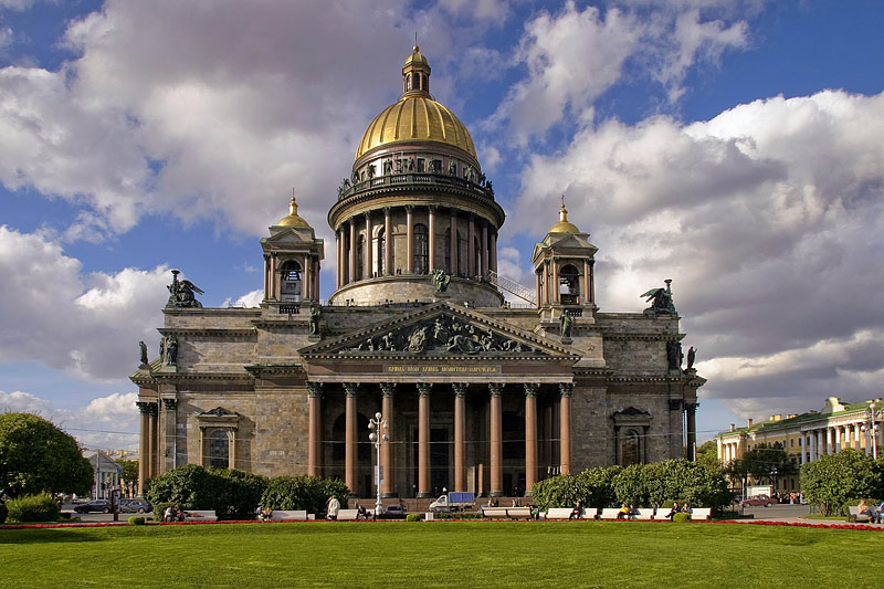 St. Isaac's Cathedral in St Petersburg, Russia