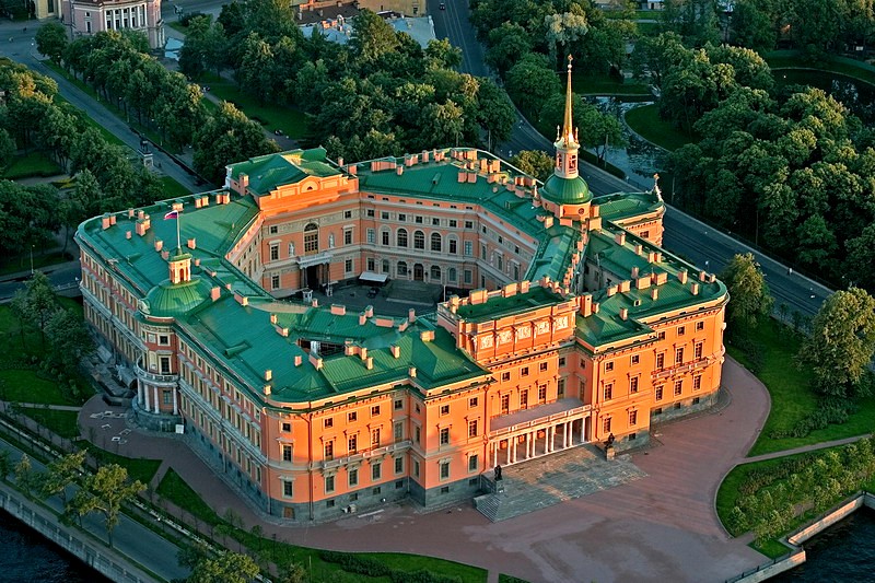 The Mikhailovsky (St Michael's) Castle in Saint Petersburg, Russia