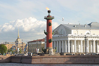 Strelka of the Vasilievsky Island, St. Petersburg, Russia