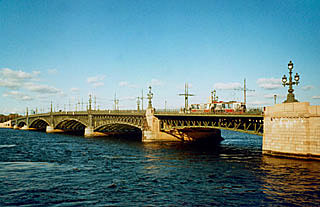 Troitsky Bridge, St. Petersburg, Russia