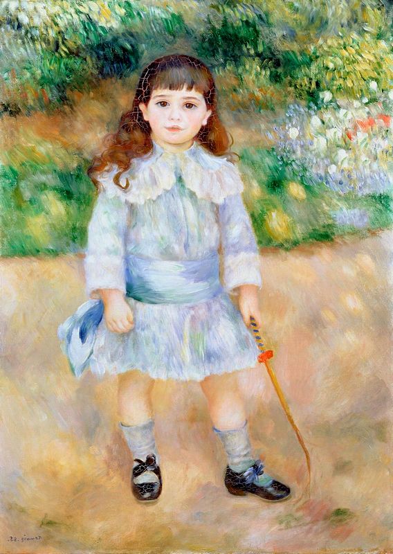 Child with Whip by Pierre-Auguste Renoir at the Hermitage in St. Petersburg, Russia