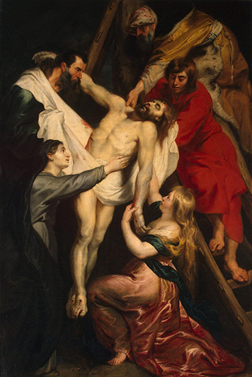 Descent from the Cross by Peter Paul Rubens at the Hermitage in St. Petersburg, Russia