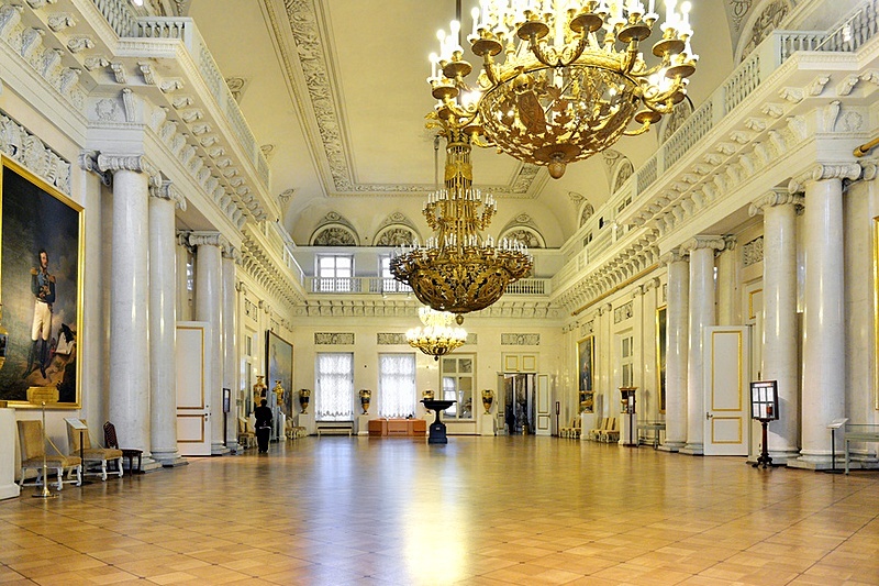Field Marshall Room at the Winter Palace in St. Petersburg, Russia