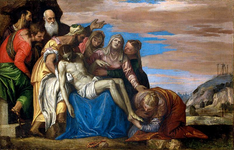 Lamentation by Paolo Veronese at the Hermitage in St. Petersburg, Russia