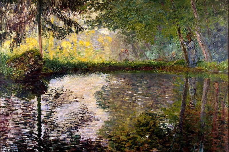 Pond at Montgeron by Claude Monet at the Hermitage in St. Petersburg, Russia