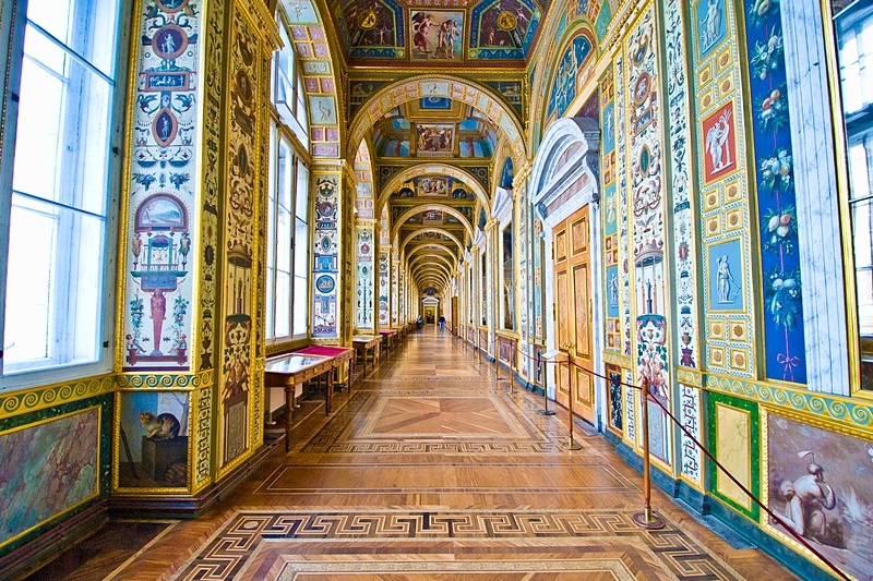 Raphael Loggia at the Hermitage in St. Petersburg, Russia