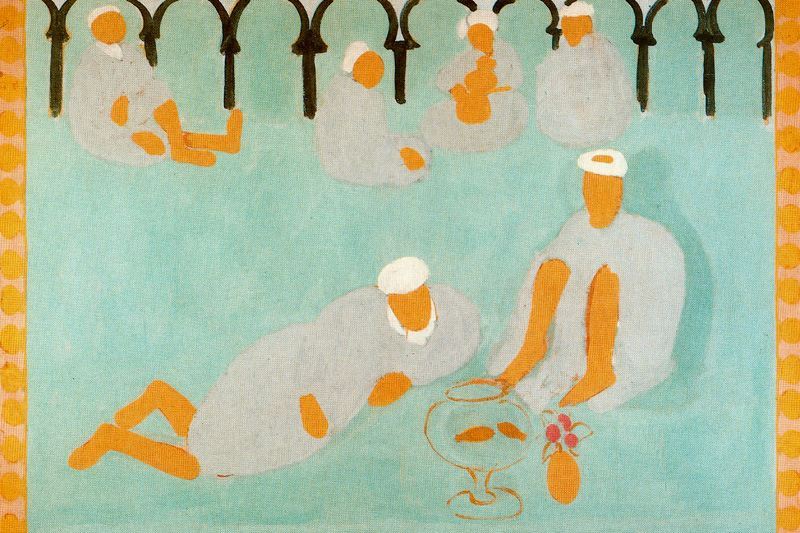 The Arab Coffee House by Henri Matisse at the Hermitage in St. Petersburg, Russia