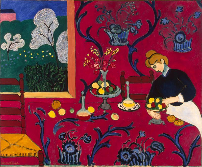 The Red Room by Henri Matisse at the Hermitage in St. Petersburg, Russia